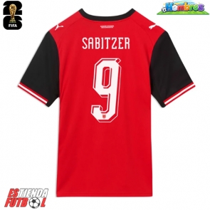 Austria Marcel Sabitzer #9 Primera Equipación Mundial 2026 Manga Corta